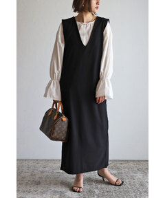 Bonjour ノースリーブワンピース 2Y BONJOUR SAGAN公式オンラインストア / Vネックノースリワンピース