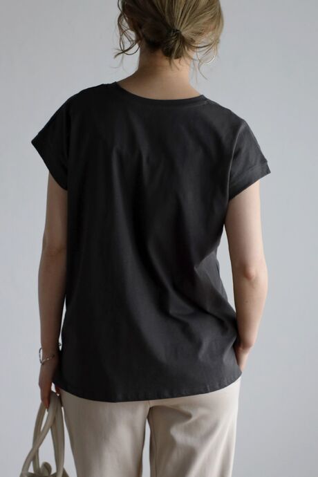 BONJOUR SAGAN公式オンラインストア / フレンチスリーブコットンTシャツ