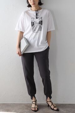 147 イチヨンナナ　 裾スリットジョガーサロペット 147_ichi_yon_nana】裾スリットジョガーサロペット｜小柄女性向け