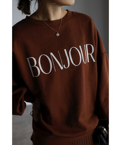 BONJOUR SAGAN公式オンラインストア / BONJOURロゴスウェット