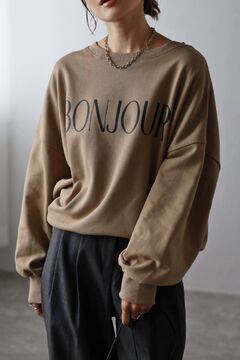 BONJOUR SAGAN公式オンラインストア / BONJOURロゴスウェット