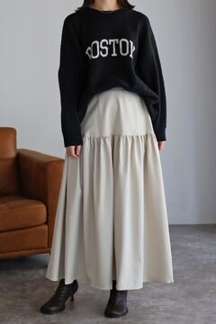 スカート Golden  Morena' Skirt セール】ハイウエストマキシ丈フレアロングスカート（スカート