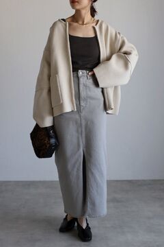 yoihi ランタンスリーブブルゾン ブラック ランタンスリーブブルゾン_ブラック YOIHI（ランタンスリーブ