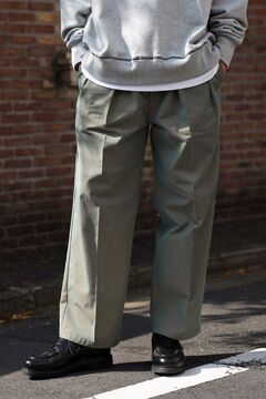 パンツ tamajyuro nude:masahiko maruyama - Patched Drop-Crotch 2Tuck Pants