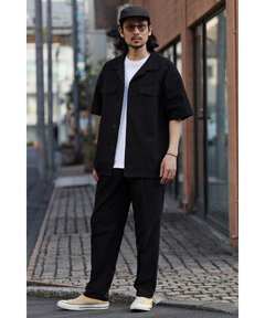 BONJOUR SAGAN公式オンラインストア / リネン混CPOシャツ×タックパンツ