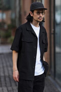 BONJOUR SAGAN公式オンラインストア / リネン混CPOシャツ×タックパンツ