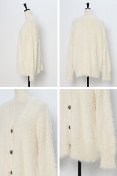 BONJOUR SAGAN公式オンラインストア / shaggy knit cardigan