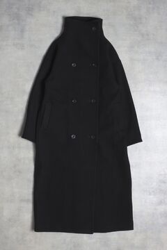 BONJOUR SAGAN公式オンラインストア / ダブルボタンスタンドカラーコート