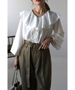 BONJOUR SAGAN公式オンラインストア / フリルカラーシャツ