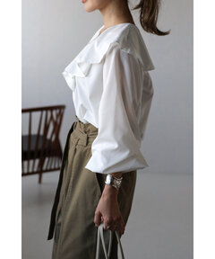 BONJOUR SAGAN公式オンラインストア / フリルカラーシャツ