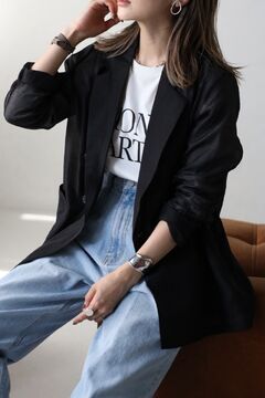 Theory♡シアーボンバージャケット　ホワイト　Ｓサイズ ZARA - ZARA リネンブレンド ロングライン ボンバージャケット M