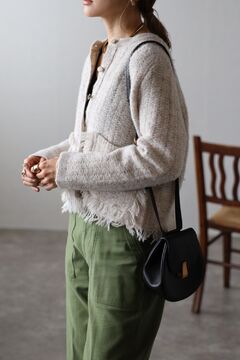 BONJOUR SAGAN公式オンラインストア / アゼフリンジニットカーディガン