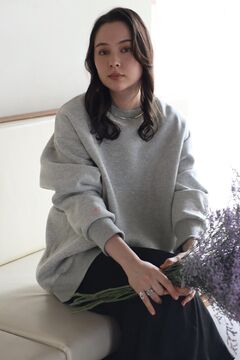BONJOUR SAGAN公式オンラインストア / sleeve logo wool lining