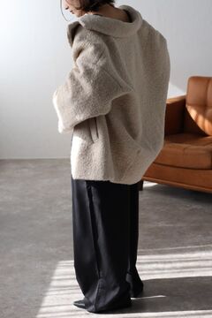【完売商品】Eaphi ソフトウールテイラーコート BONJOUR SAGAN公式オンラインストア / フェイクリングウール