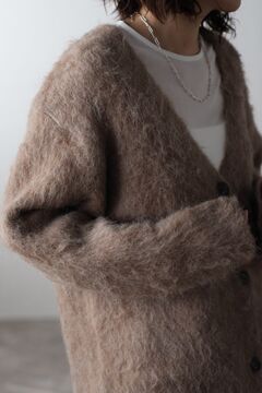 BONJOUR SAGAN公式オンラインストア / モヘアタッチニットカーディガン