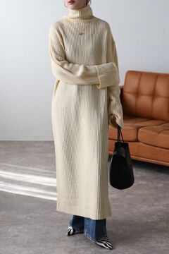 BONJOUR SAGAN公式オンラインストア / ワイドリブニットワンピース