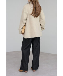 BONJOUR SAGAN公式オンラインストア / シャギーミドル丈スタンドカラー