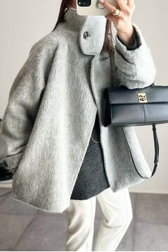 BONJOUR SAGAN公式オンラインストア / シャギーミドル丈スタンドカラー