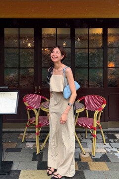 MAISON SPECIAL ドットビスチェ　サロペット　オールインワン MAISON SPECIAL（メゾンスペシャル）の「ビスチェオールインワン