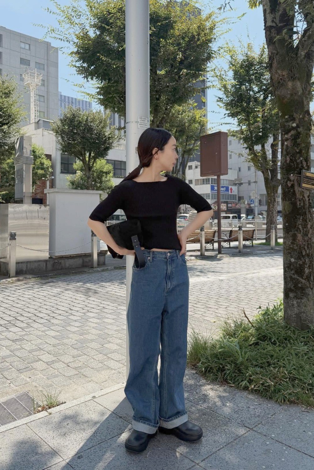 159cm/Black