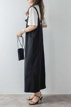 Bonjour sagan 撥水ストレッチジャンスカ Bonjour Sagan ジャンパースカート 撥水ストレッチジャンスカ