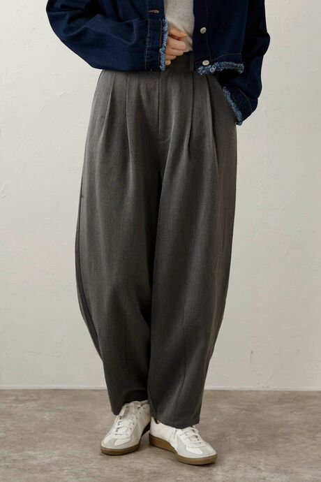 twill curved slacks / ツイルカーブスラックス