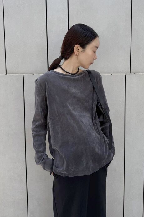 159cm/Charcoal-Gray