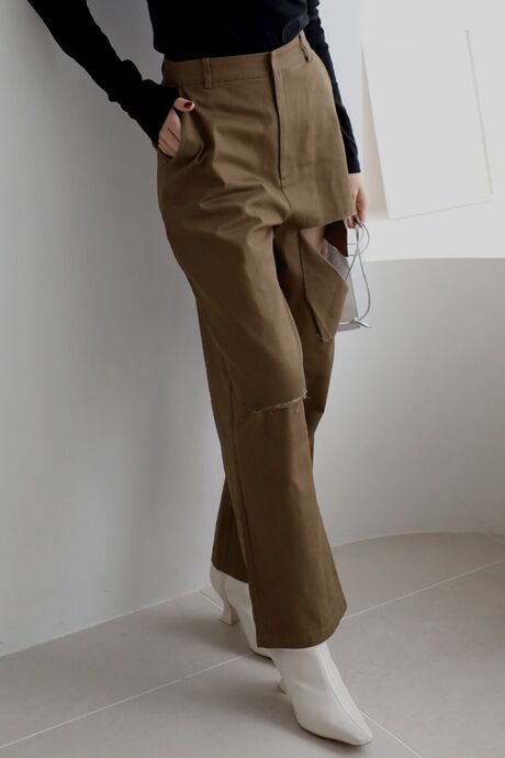 straight cut chino pants / ストレートカットチノパンツ