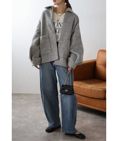 BONJOUR SAGAN公式オンラインストア / Wジップシャギーミドルブルゾン