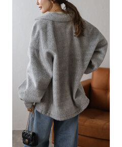 BONJOUR SAGAN公式オンラインストア / Wジップシャギーミドルブルゾン