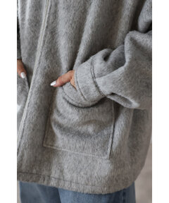 BONJOUR SAGAN公式オンラインストア / Wジップシャギーミドルブルゾン