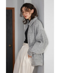 BONJOUR SAGAN公式オンラインストア / Wジップシャギーミドルブルゾン