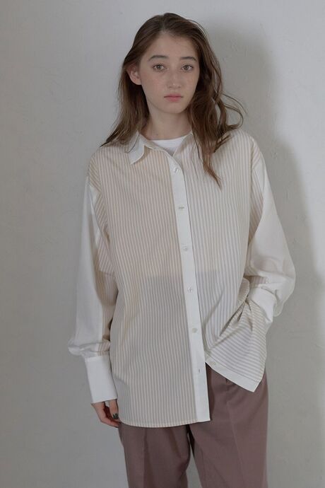 multi stripe shirt / ミックスストライプシャツ