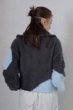 BONJOUR SAGAN公式オンラインストア / cropped half zip knit