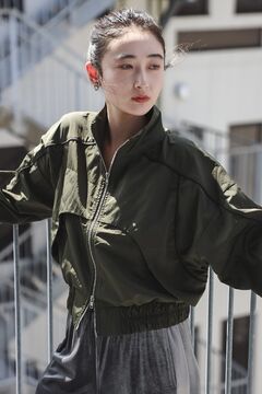 25ss ESTNATION ボンディングビッグカラージャケット 25ss ESTNATION ボンディングビッグカラージャケット