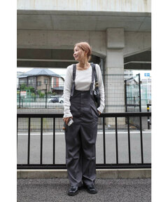 BONJOUR SAGAN公式オンラインストア / ハイウエストワイドサロペット