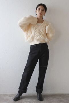 BONJOUR SAGAN公式オンラインストア / loop knitting V neck