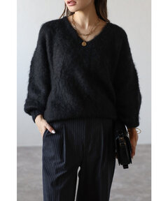 BONJOUR SAGAN公式オンラインストア / カシミアタッチディープVネック