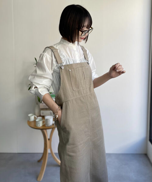 サロペットジャンパースカート / デニムジャンスカ