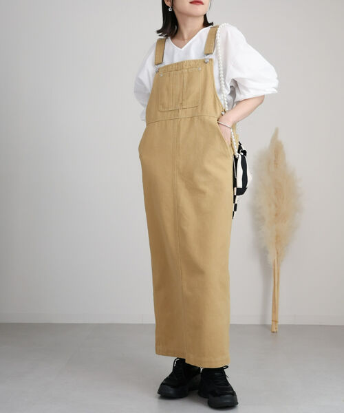 サロペットジャンパースカート / デニムジャンスカ