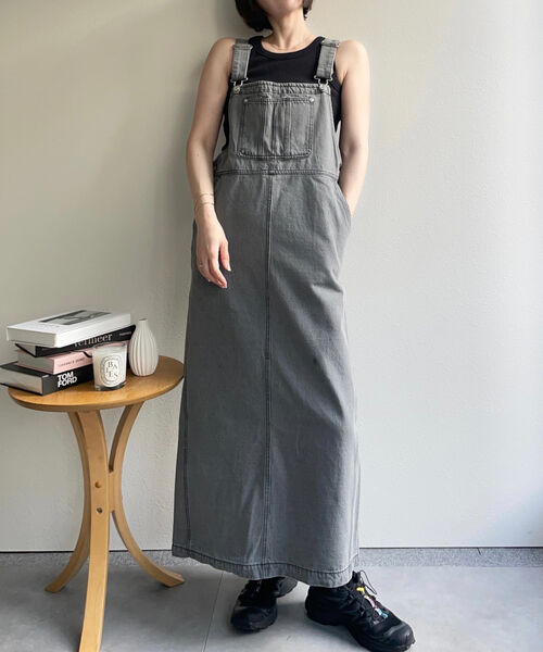 サロペットジャンパースカート / デニムジャンスカ