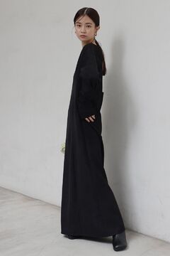 ワンピース Bonjour diary solid straw cotton slub ワンピース