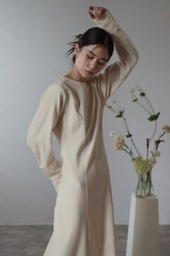 pelleq バックオープンロングスリーブワンピース BONJOUR SAGAN公式オンラインストア / back open long sleeve