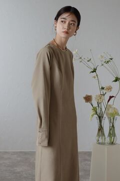 pelleq バックオープンロングスリーブワンピース BONJOUR SAGAN公式オンラインストア / back open long sleeve