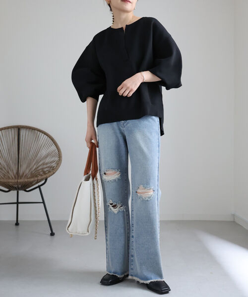 model:162cm  着用サイズ:FREE