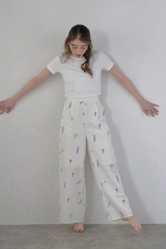 BONJOUR SAGAN公式オンラインストア / flower print wide pants