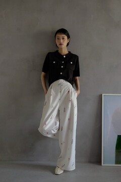 Paul Smith フローラルプリント ワイドパンツ BONJOUR SAGAN公式オンラインストア / flower print wide pants