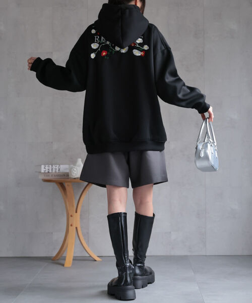 model：162cm 着用サイズ：L