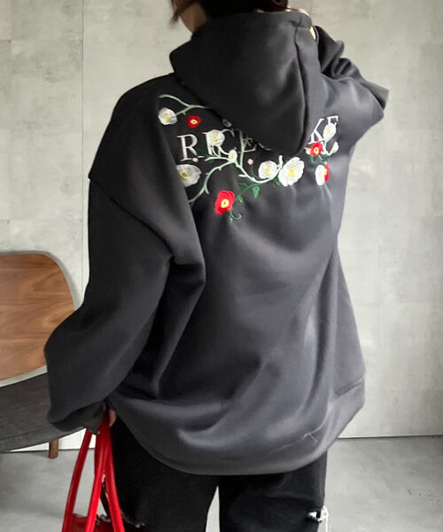 model：158cm 着用サイズ：XL