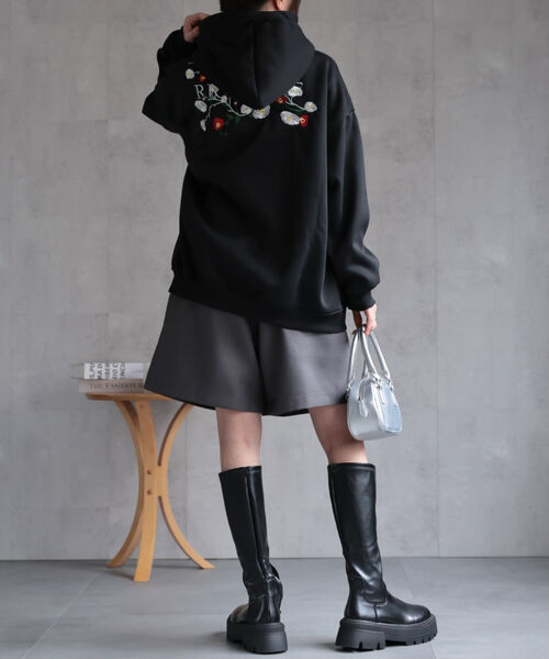 model：162cm 着用サイズ：L